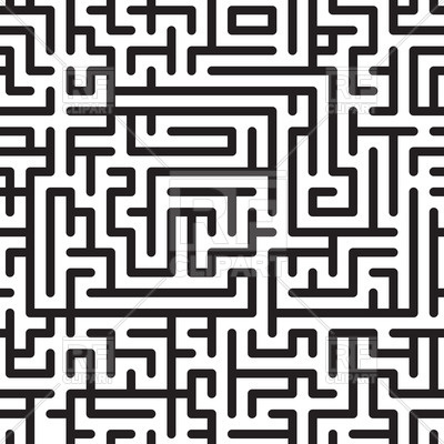 400x400 Abstract Background With Complex Maze Vector Image Of Backgrounds