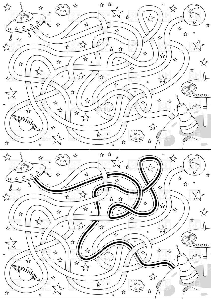 847x1200 Alien Space Maze Vector Image Of Backgrounds, Textures, Abstract