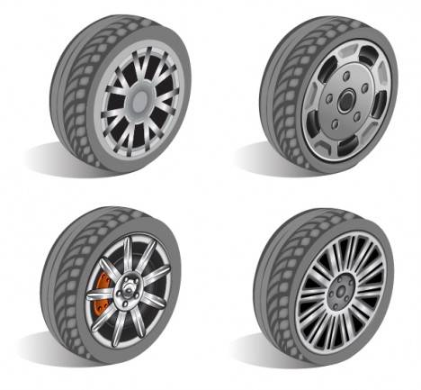 468x433 Vector Wheels Vectors Stock In Format For Free Download