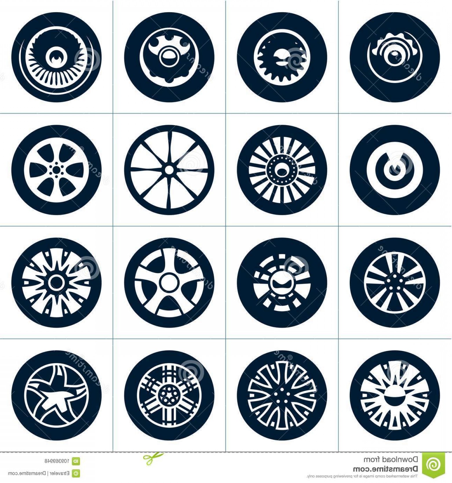 1560x1668 Wheels Rims Design Vector Collection Wheels Rims Vector Collection