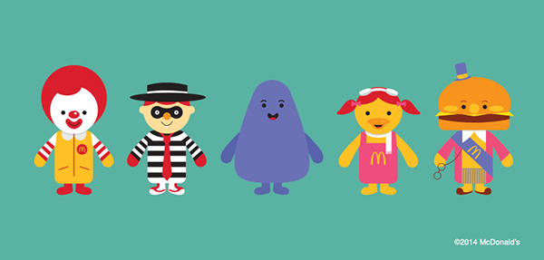 600x287 Mcdonalds Characters On Behance