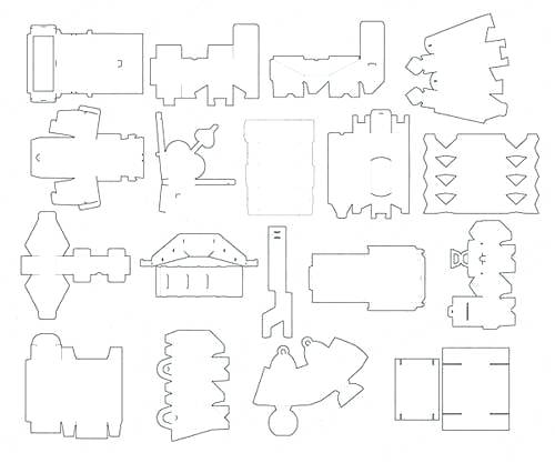 500x417 Packaging Template Burger Box Mcdonalds Vector