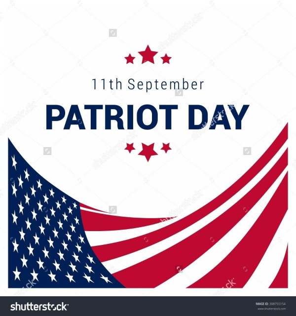 September Patriot Day American Flag Vector 600x640 September Patriot Day American Flag Vector