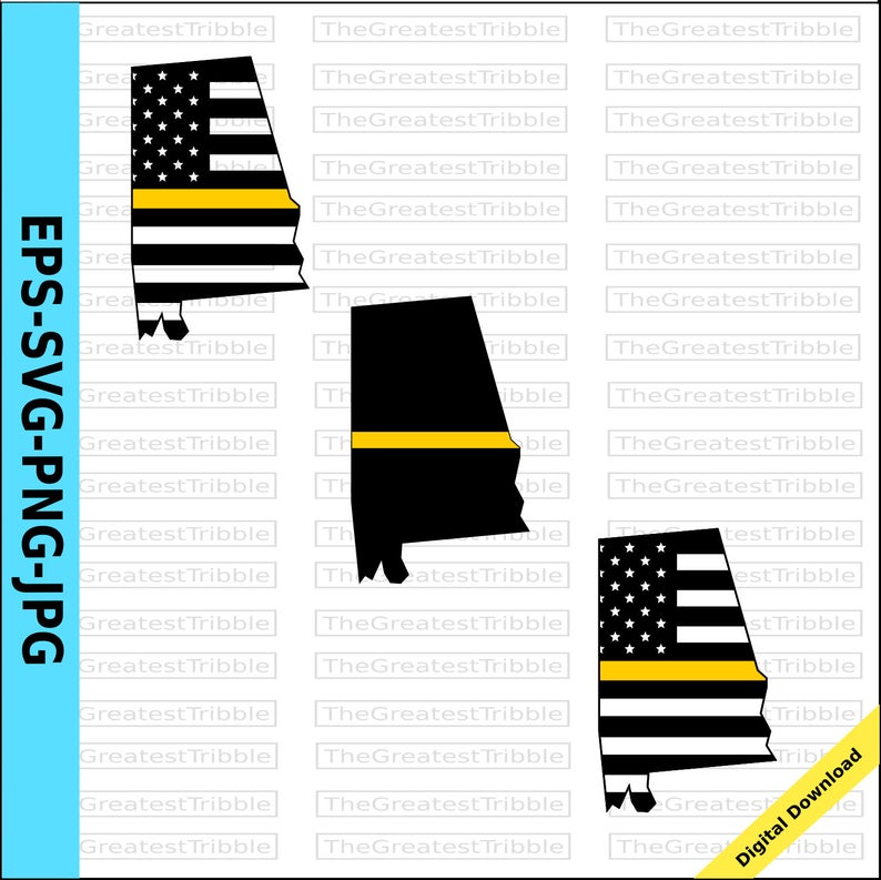 Thin Yellow Line Alabama Usa Flag Thin Yellow Line Flag Etsy 794x793 Thin Yellow Line Alabama Usa Flag Thin Yellow Line Flag Etsy