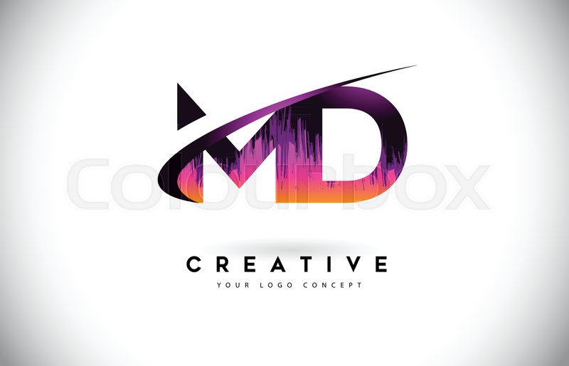 Md M D Grunge Letter Logo With Purple Stock Vector Colourbox 800x515 Md M D Grunge Letter Logo With Purple Stock Vector Colourbox