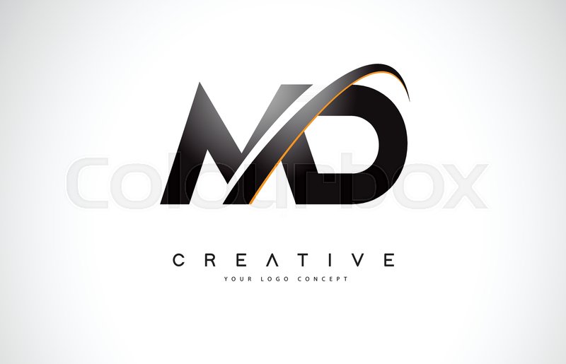 Md M D Swoosh Letter Logo Design With Stock Vector Colourbox 800x515 Md M D Swoosh Letter Logo Design With Stock Vector Colourbox