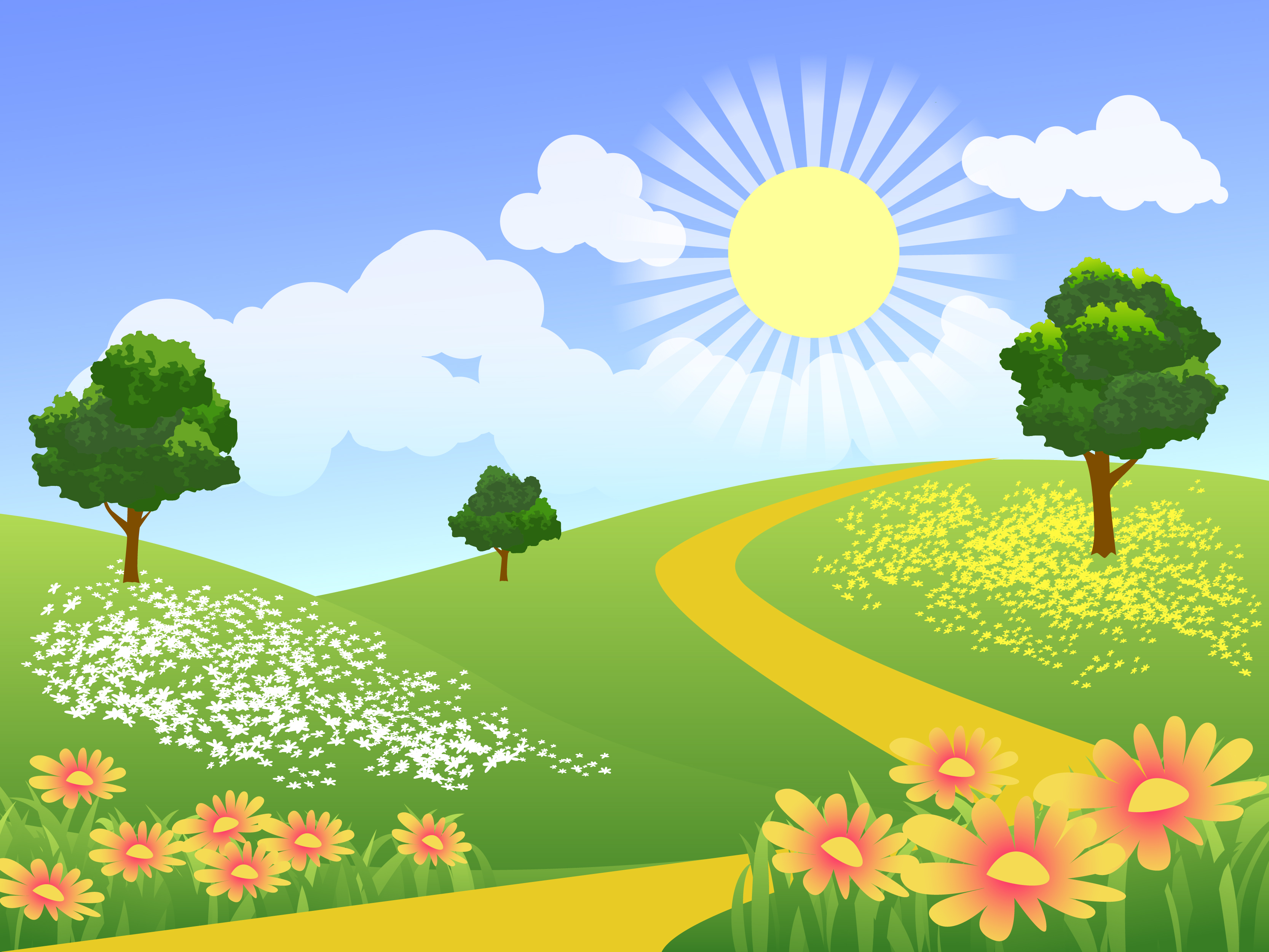 Meadow Vector at Vectorified.com | Collection of Meadow Vector free for ...