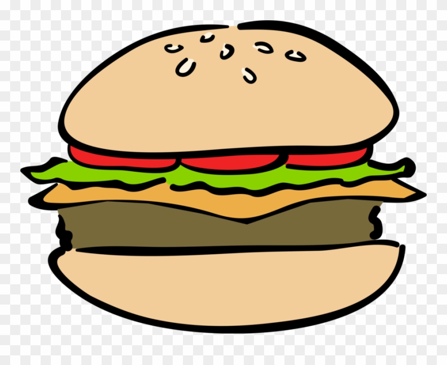 880x719 Burger Meal Vector Image Illustration Of Fast