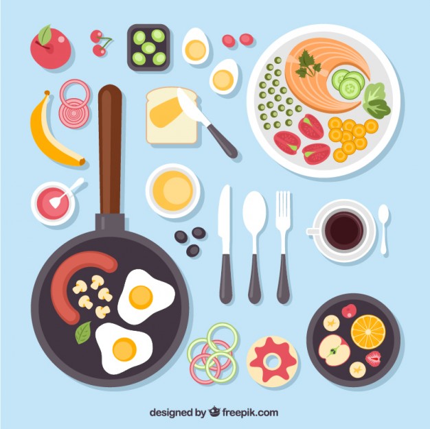 626x625 Delicious Food Vector Free Download