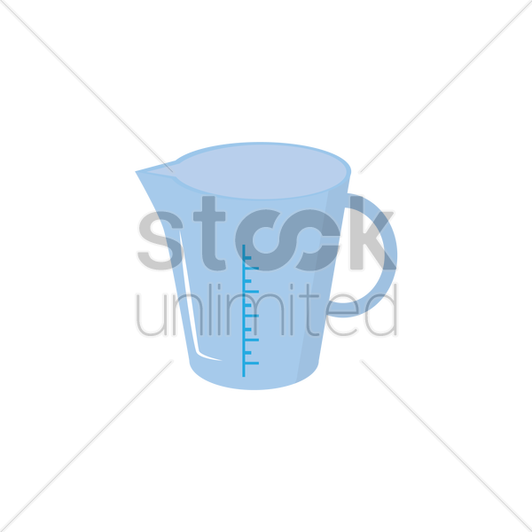 Measuring Cup Vector Image 600x600 Measuring Cup Vector Image