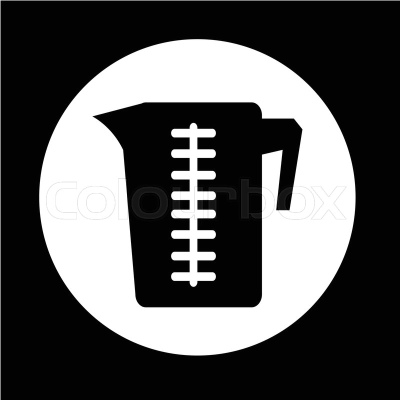Measuring Cup Icon Stock Vector Colourbox 800x800 Measuring Cup Icon Stock Vector Colourbox