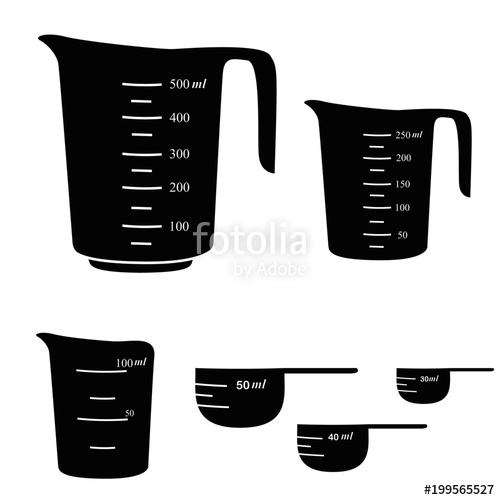 Measuring Cups Vector Stock Image And Royalty Free Vector 500x500 Measuring Cups Vector Stock Image And Royalty Free Vector