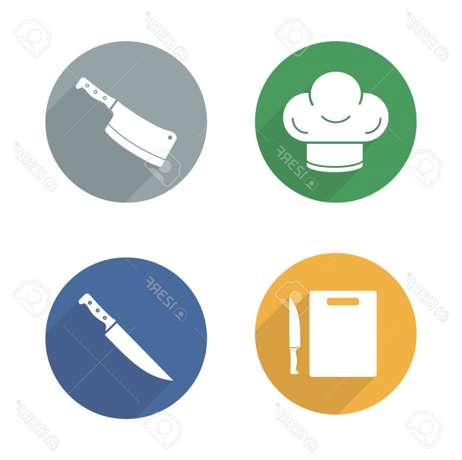 Photostock Vector Chef Tools Flat Design Icons Set Chef S Hat 1560x1552 Photostock Vector Chef Tools Flat Design Icons Set Chef S Hat