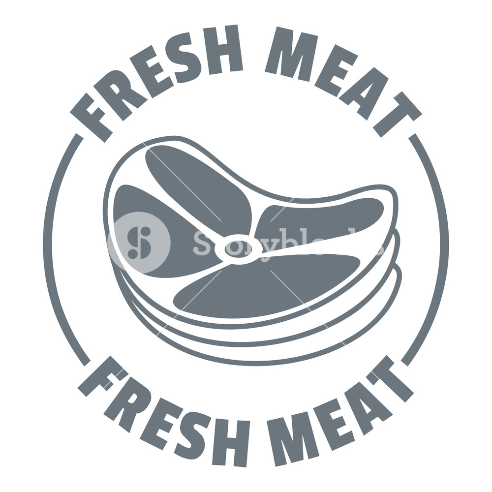 1000x1000 Fresh Meat Logo Simple Illustration Of Fresh Meat Vector Logo