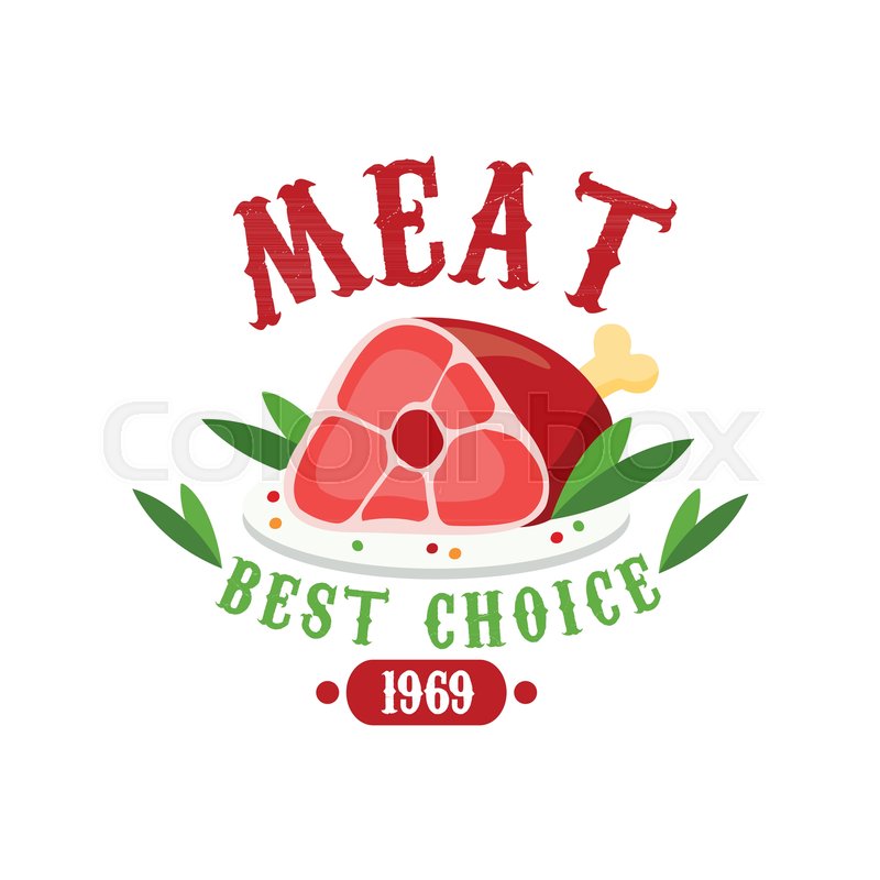 800x800 Meat, Best Choice Logo Template Stock Vector Colourbox