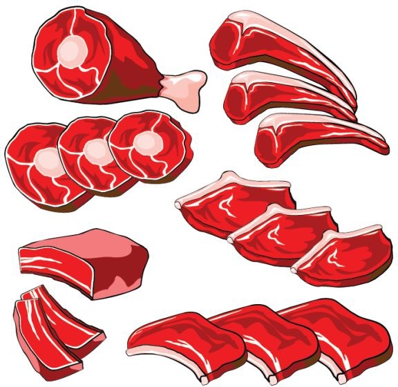 576x560 Meat Vector Free Vector In Adobe Illustrator
