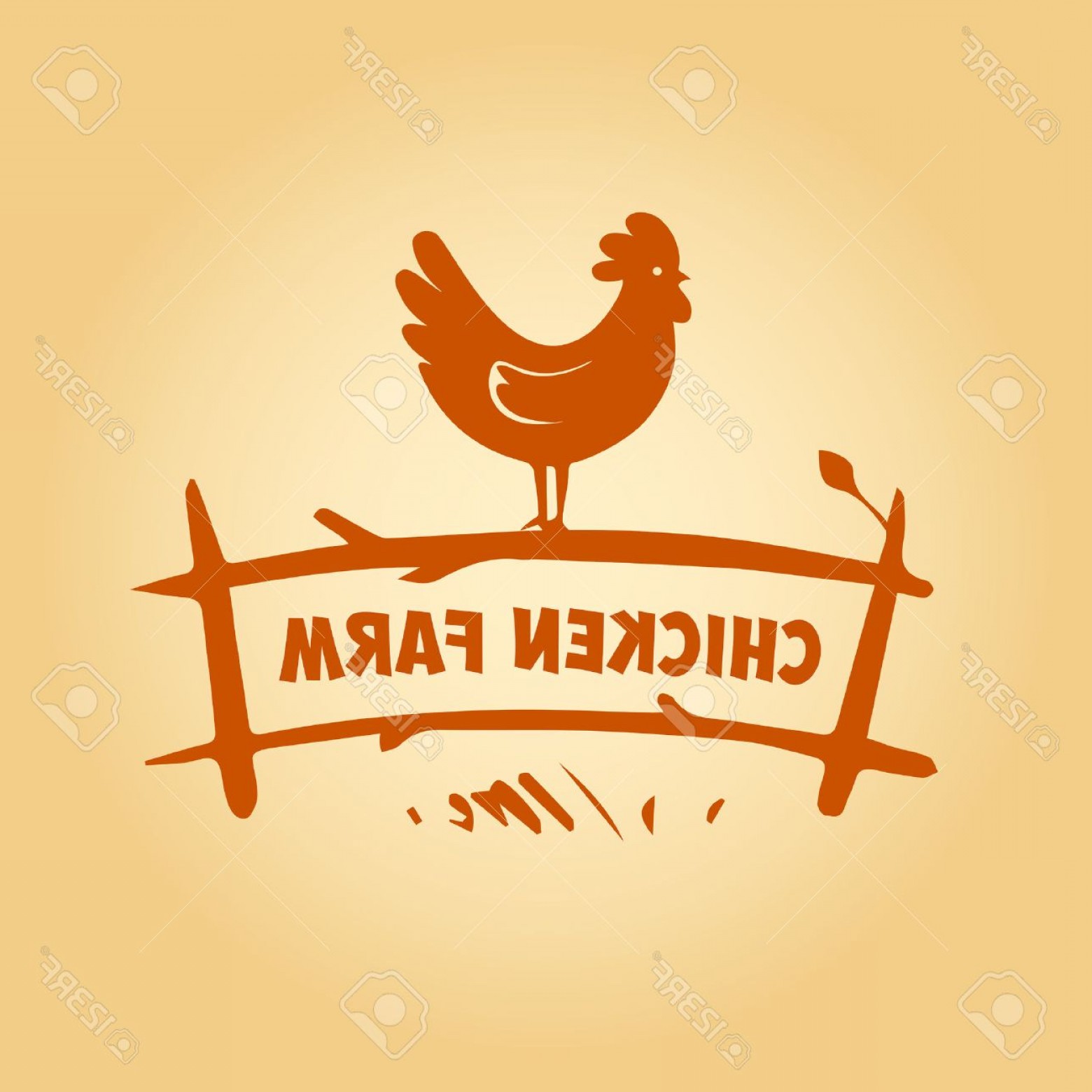 1560x1560 Photostock Vector Vector Logo Chicken Farm Products From Chicken