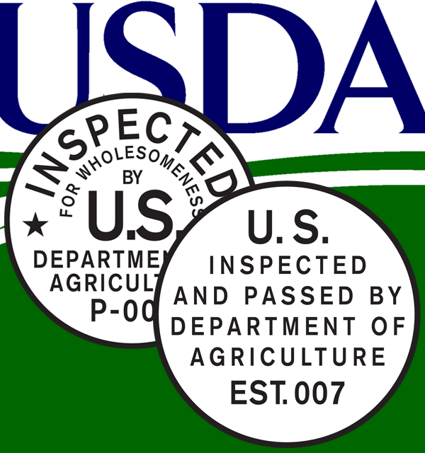 600x640 Usda Meat And Poultry Inspection Marks, Icons, Labels