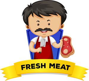300x274 Word Fresh Meat Logo Vector