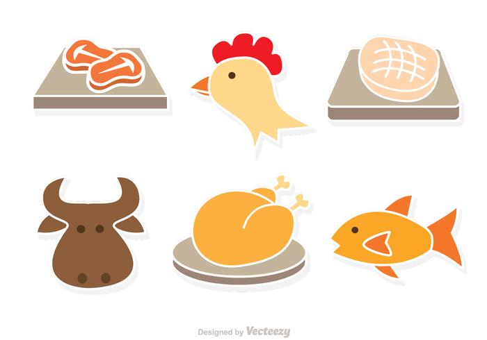 700x490 Kind Of Meat Vector