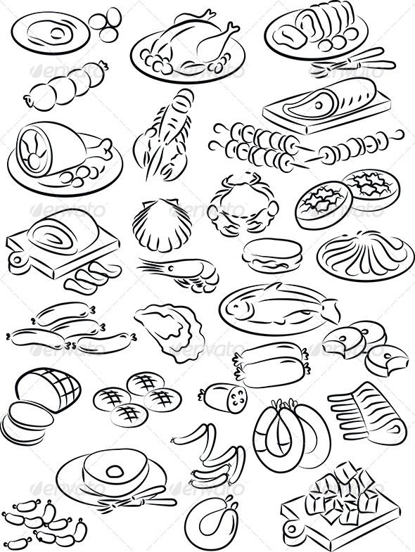 590x785 Meat Vector Valentine In Chicken Vector, Steak, Lobster