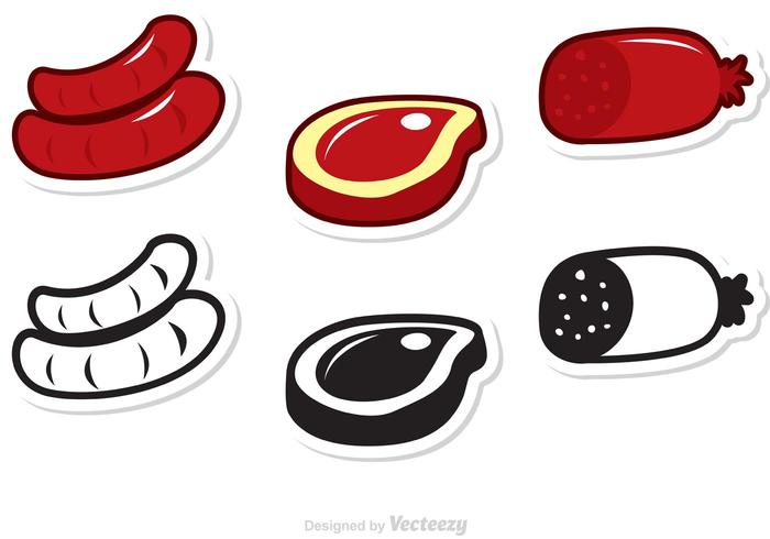 700x490 Meat Vector Pack
