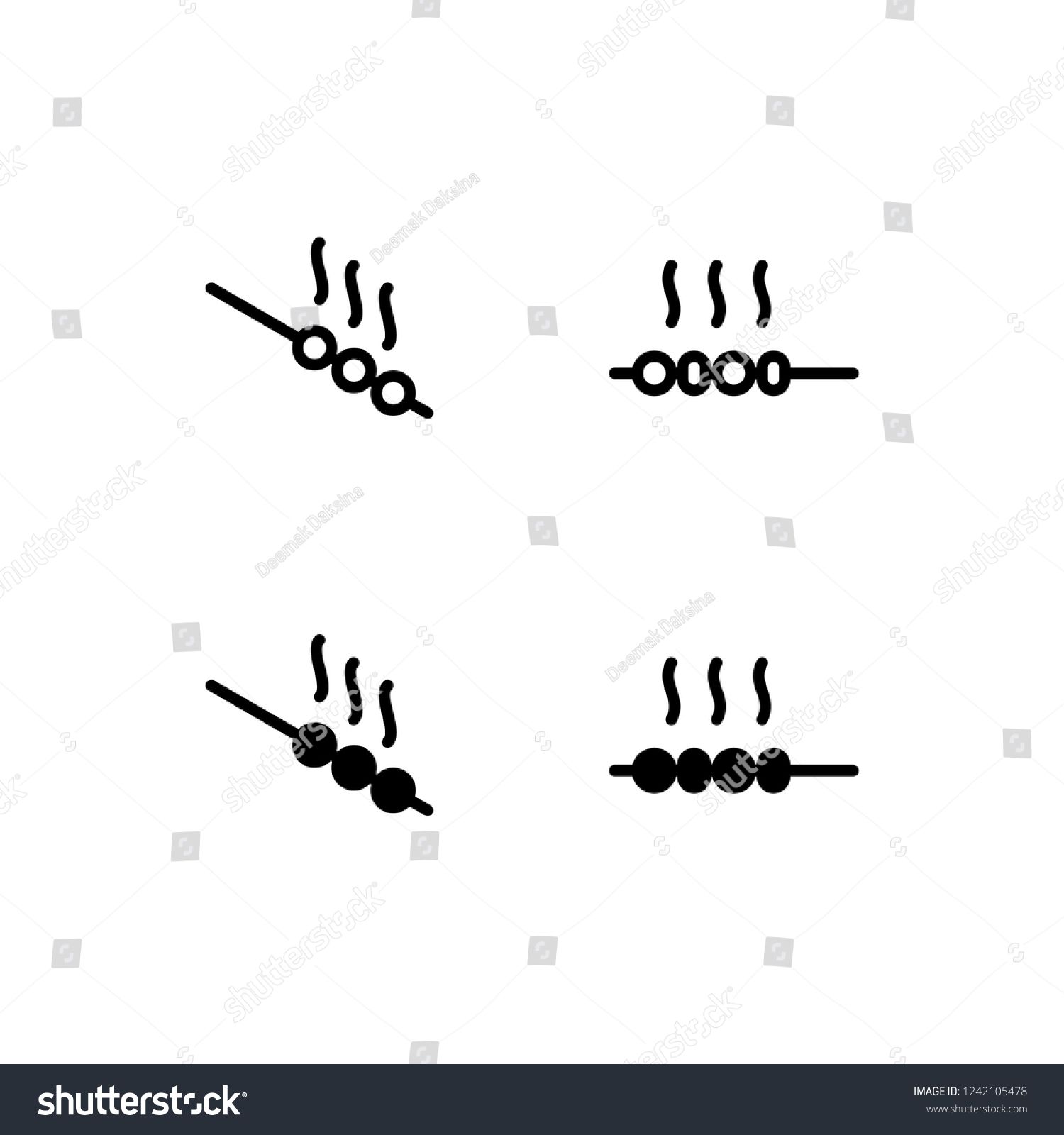 1500x1600 Skewer Icon Design Skewer, Meatball, Brochette, Bbq, Yakitori