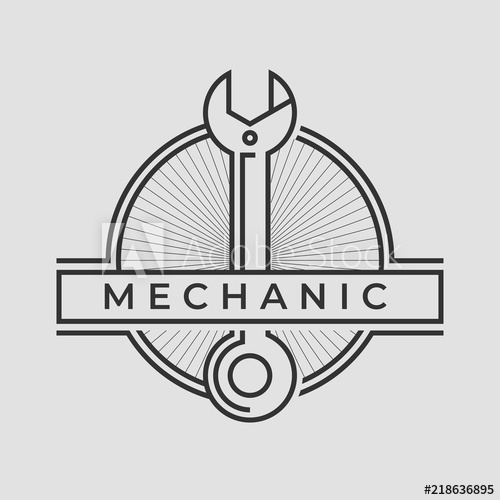 500x500 Auto Mechanic Service Mechanic Service Logo Set Repair Service