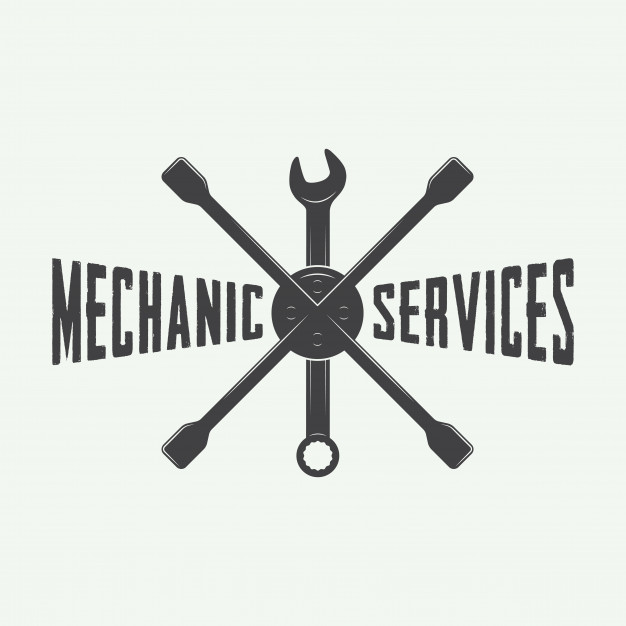 626x626 Mechanic Emblem And Logo Vector Premium Download