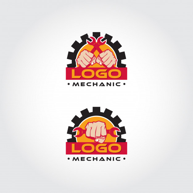 626x626 Mechanic Logo Vector Premium Download