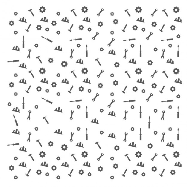 626x626 Mechanical Tools Pattern Vector Free Download