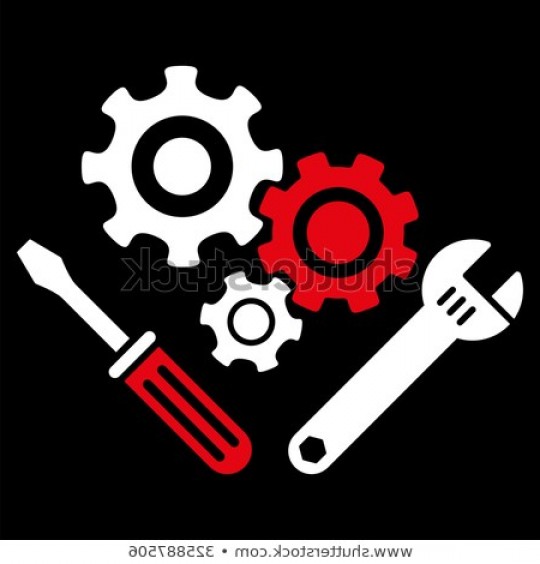 540x564 Mechanics Tools Vector Icon Style Bicolor Catchsplace