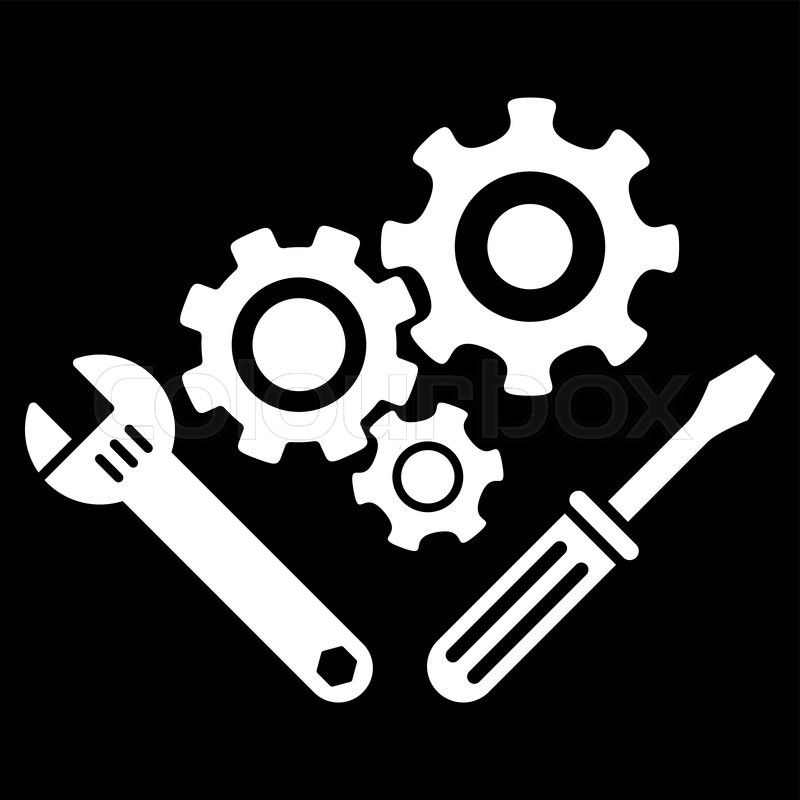 800x800 Mechanics Tools Vector Icon Style Is Stock Vector Colourbox