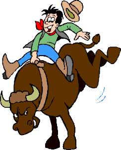 244x302 Rodeo Bull Cartoon