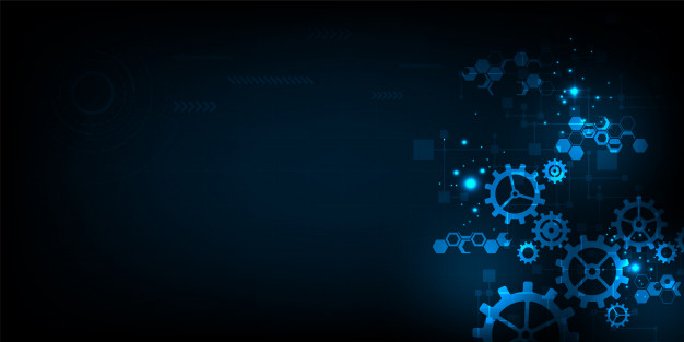 626x313 Vector Background Technology In The Concept Of Mechanical Vector