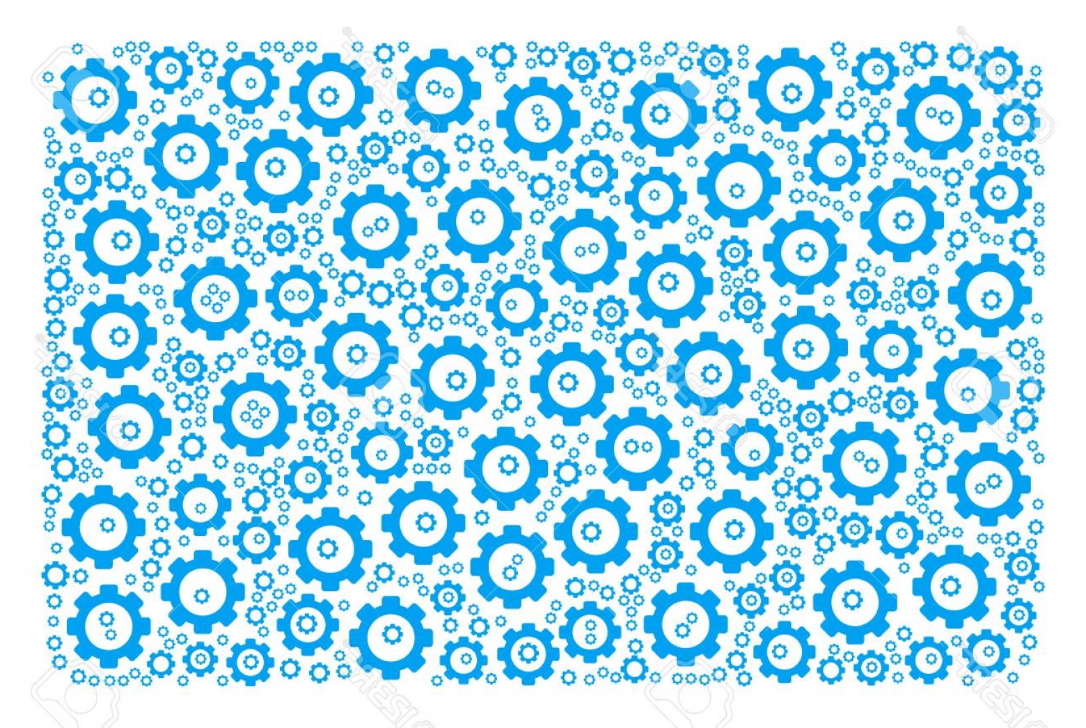 Photostock Vector Filled Rectangle Composition Of Gear Components 1560x1046 Photostock Vector Filled Rectangle Composition Of Gear Components