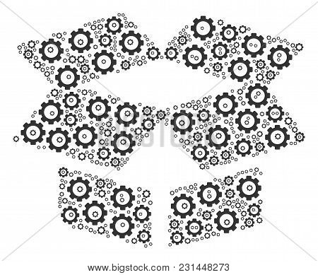 Open Box Composition Of Gear Elements Vector Mechanical Wheel 450x389 Open Box Composition Of Gear Elements Vector Mechanical Wheel