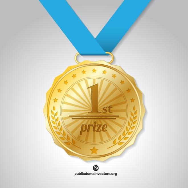 660x660 Gold Medal Vector Graphics