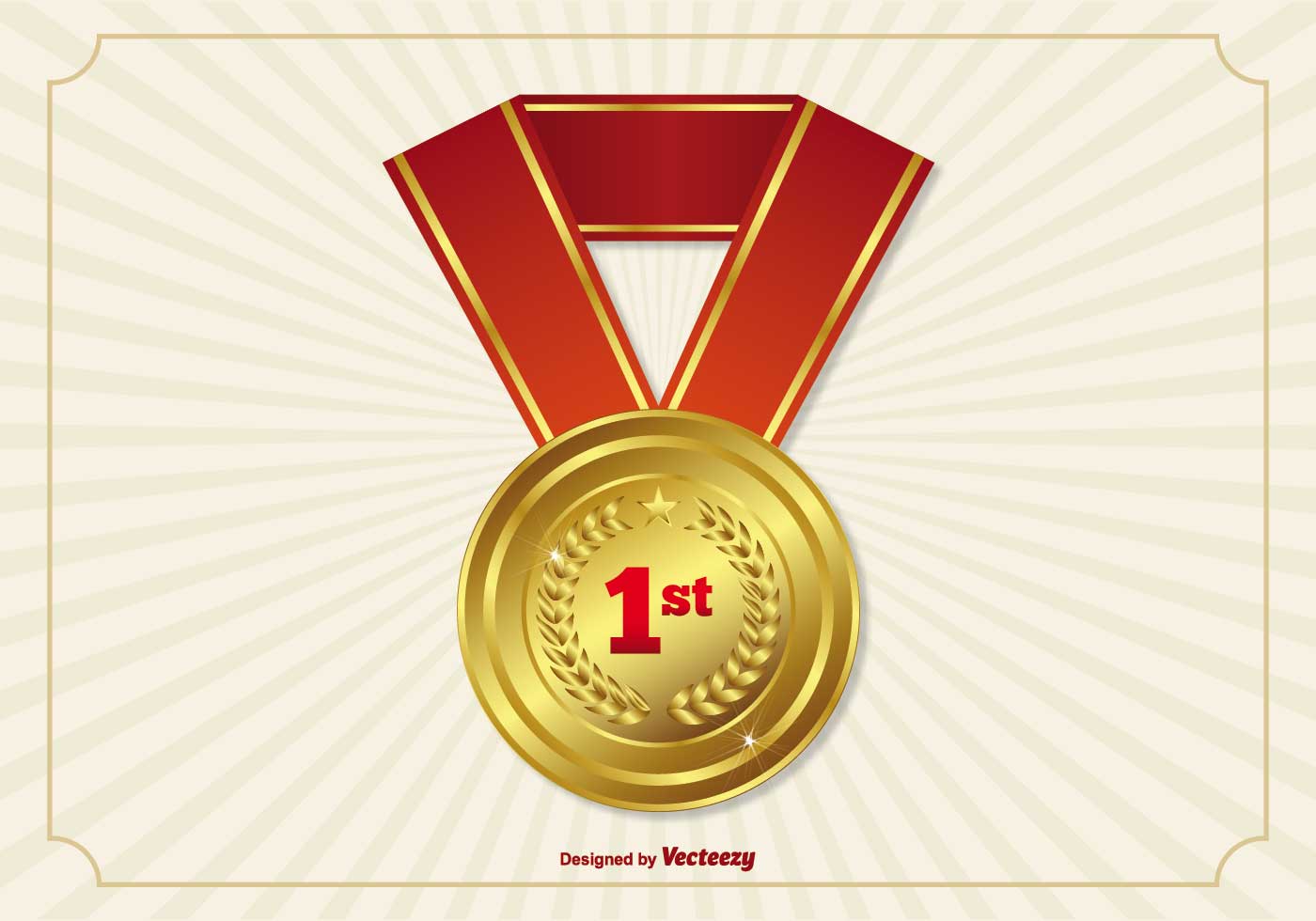1400x980 Medal Free Vector Art