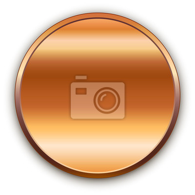 400x400 Fondo De Eventos Medalla De Bronce Ronda Brillante Vector Con