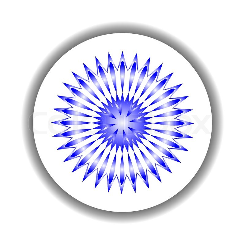 800x800 Snow Flake Medallion, Vector Art Stock Vector Colourbox