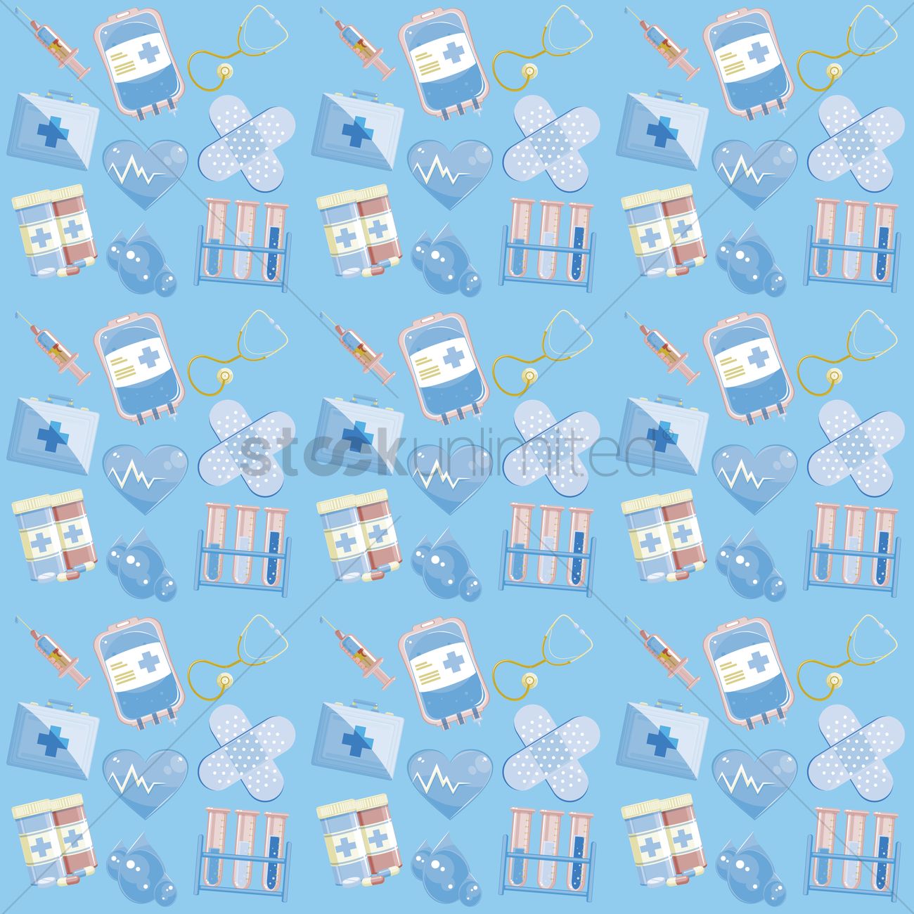 1300x1300 Medical Background Vector Image