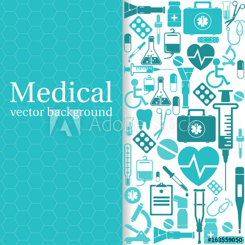 500x500 Medical Background Vector Illustration Healthcare