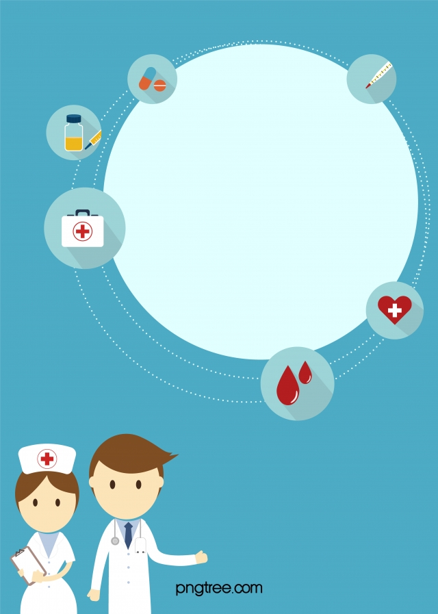 640x897 Vector Blue Medical Medicine Hospital To Promote Its Flat