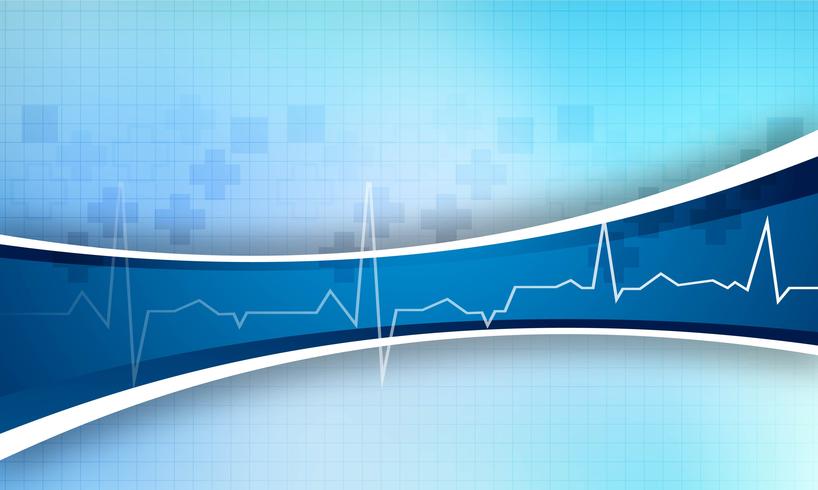818x490 Abstract Medical Background With Wave Design