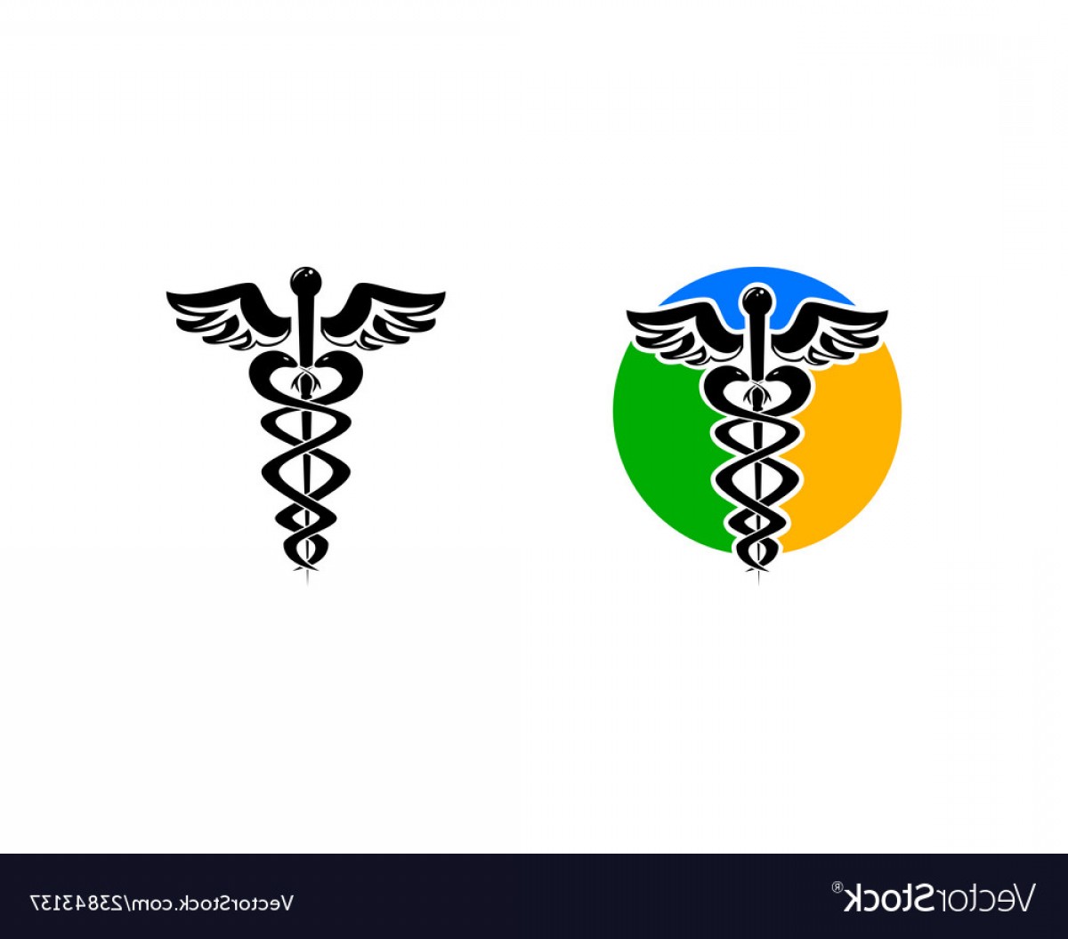 1200x1056 Set Of Caduceus Medical Sign Logo Vector Newwaysys