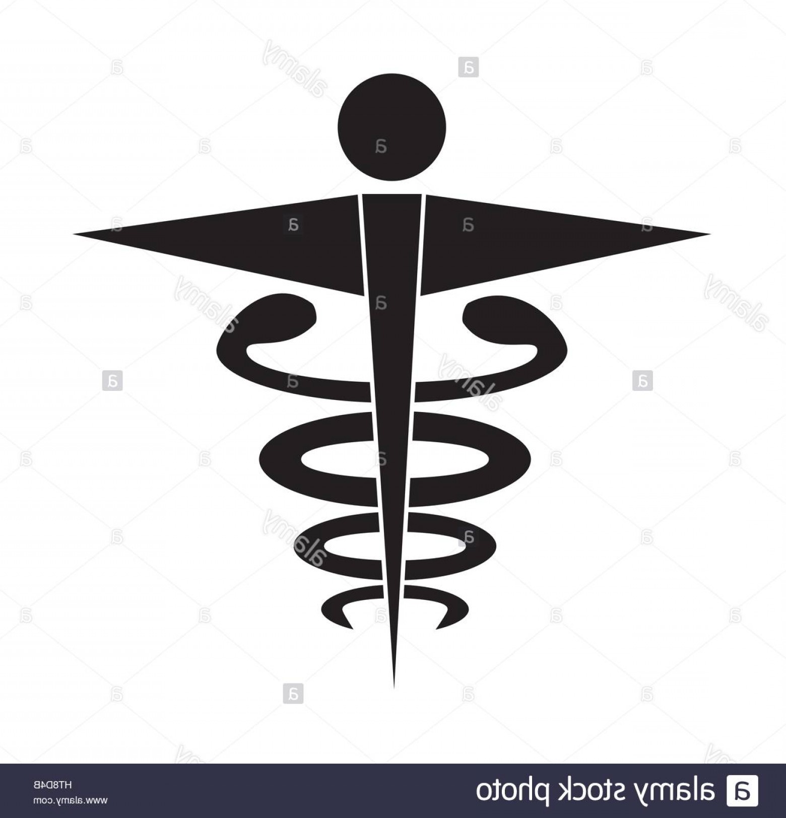 1560x1624 Stock Photo Black And White Caduceus Medical Symbol Icon Vector