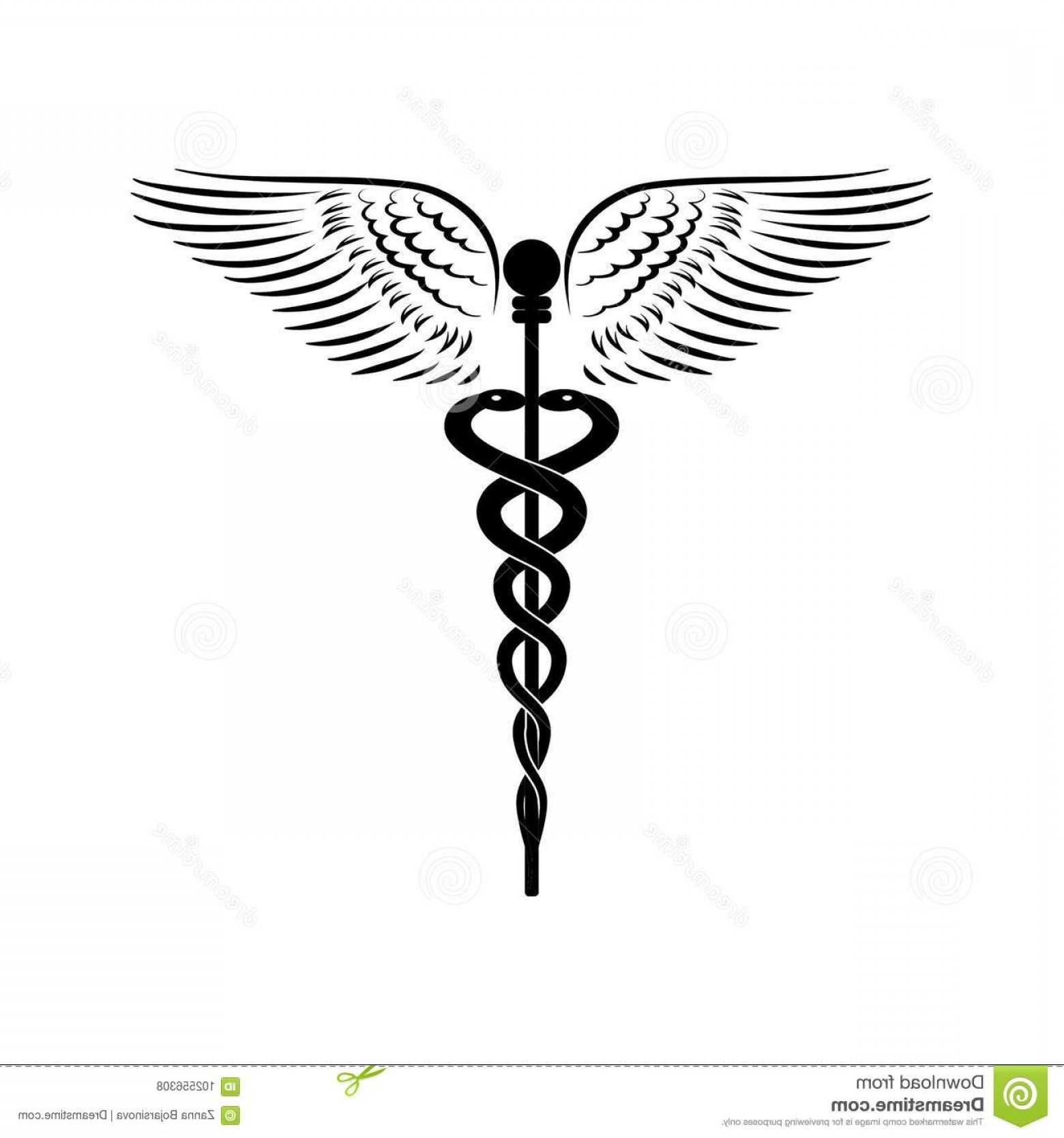 Medical Caduceus Vector at Vectorified.com | Collection of Medical ...