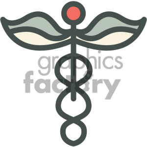 300x300 Caduceus Medical Vector Icon Clipart Royalty Free Gif, Png