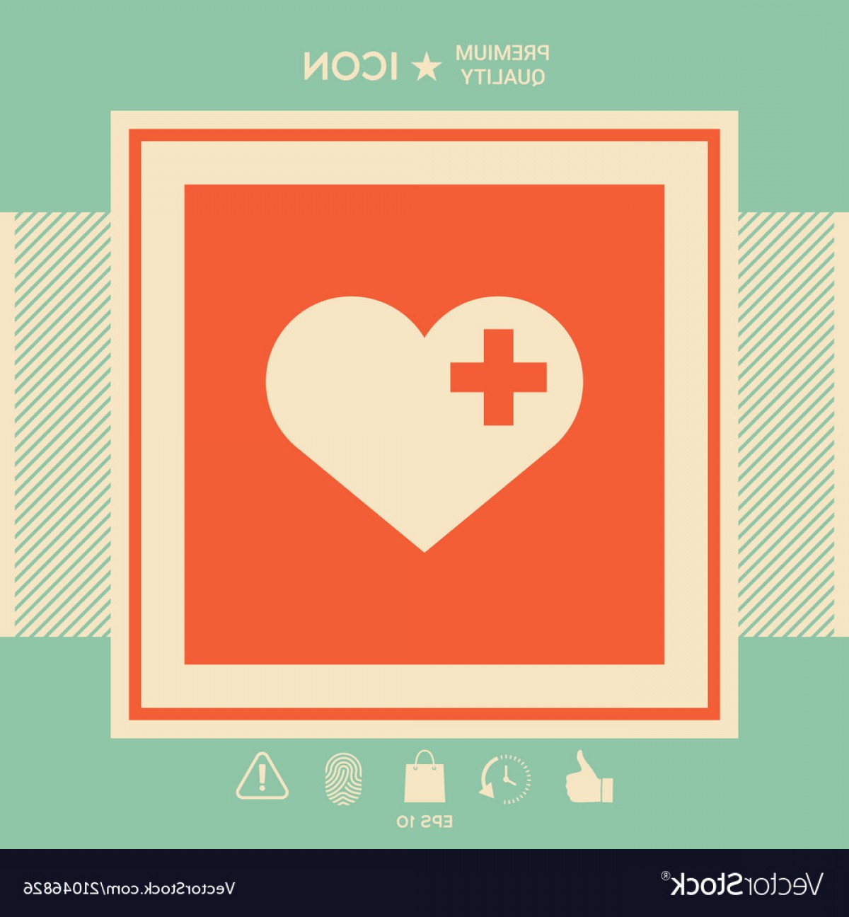 1200x1296 Heart With Medical Cross Vector Hoodamathrun
